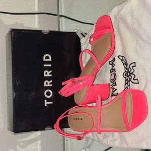 Torrid thin strap Mid heels